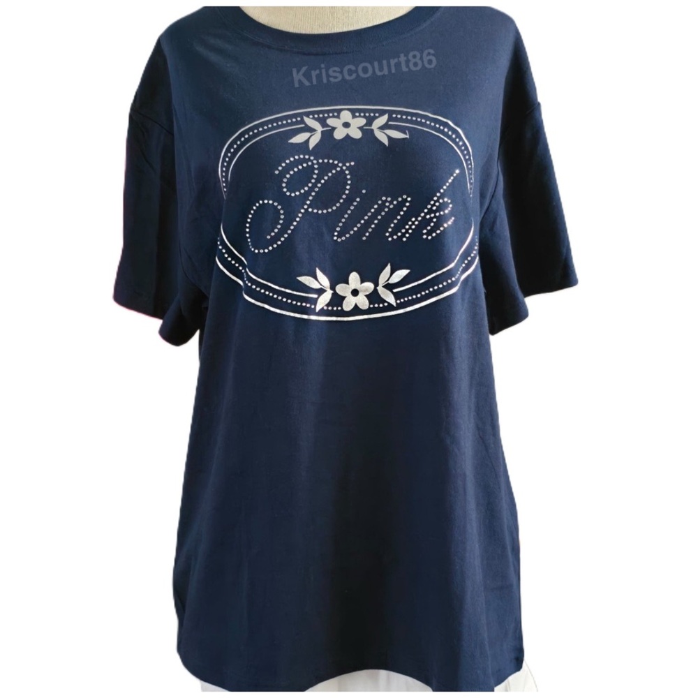 VSPINK Bling Navy Blue Limited Edition Tee NEW WITH TAGS - Picture 10 of 17